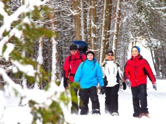 Actividad de nieve para toda la familia