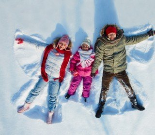 Actividad de nieve para toda la familia