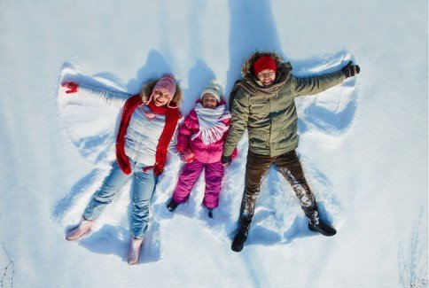 Actividad de nieve para toda la familia