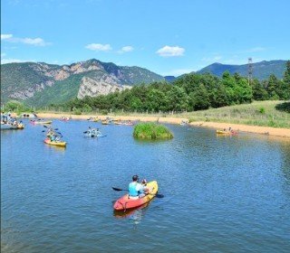 actividades acuática para familias en el Jou Nature