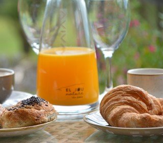 Détail petit-déjeuner Hotel El Jou Nature